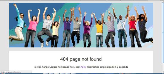 Yahoo 404